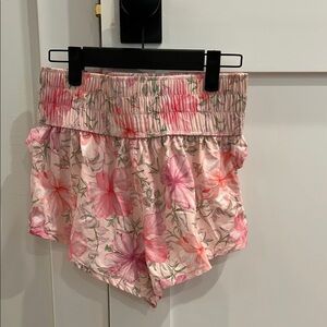 Hurley X LoveShackFancy Floral Women's Swim Cover Up Shorts